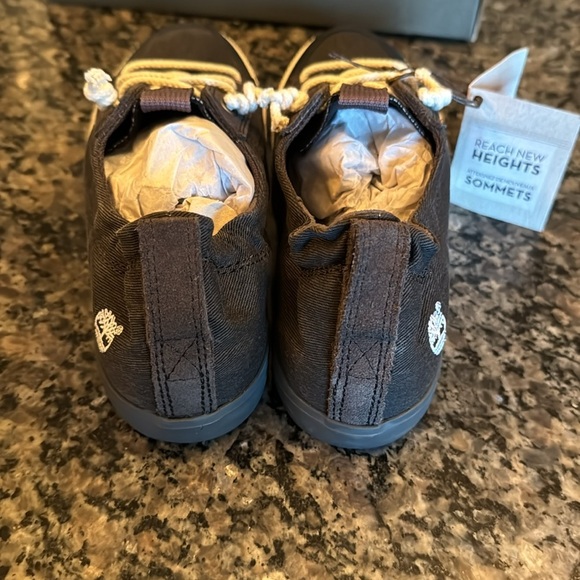 Timberland Newport bay canvas skateboard shoes NIB 7.5 - Picture 4 of 8